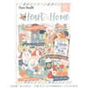 Cocoa Vanilla - Coleção Heart & Home - Die cuts