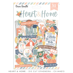 Cocoa Vanilla - Coleção Heart & Home - Die cuts