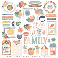Cocoa Vanilla - Coleção Heart & Home - Die cuts - comprar online