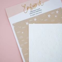 Lora Bailora - Placa de Embossing - Oceano