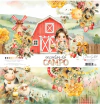 Carina Sartor Design - Coleção Encantos do Campo - Bloco de papéis 30,5x30,5cm 18 folhas