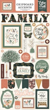 Echo Park - Coleção Family - Chipboards