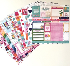 Shimelle Laine Design - Coleção Reasons To Smile - Kit 14 Papéis para scrapbook - comprar online