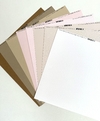 Bazzill Cardstock - Kit 8 papéis básicos - Opção A - comprar online