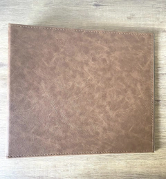 ÁLBUM NACIONAL GI DEMELLO para Scrapbook tamanho 30,5x30,5cm (12"x 12") - Cor Marrom