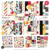 Lemon Scrapbook - Coleção Parque de Diversões 2 - Kit 12 papeis para Scrapbook + Adesivos