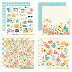 Lemon Scrapbook - Coleção Scrapbook Is A Lifestyle - Kit 12 papeis para Scrapbook na internet