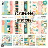 Lemon Scrapbook - Coleção Scrapbook Is A Lifestyle - Kit 12 papeis para Scrapbook + Adesivos - comprar online