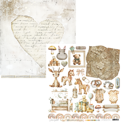 Carina Sartor Design - Coleção Le Petit Poa - Bloco de papéis 30,5x30,5cm 18 folhas