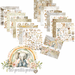 Carina Sartor Design - Coleção Le Petit Poa - Bloco de papéis 30,5x30,5cm 18 folhas na internet
