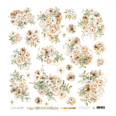 Carina Sartor Design - Coleção Le Petit Poa - Papel vegetal Flores LEP01 - comprar online