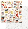 My Memories Crafts - Coleção Minha Diversão - Papel para Scrapbook - Folha 01