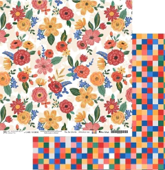 My Memories Crafts - Coleção Meu Dia Colorido - Bloco de Papéis para Scrapbook 30,5x30,5 cm - Scrapbook Life - Materiais para Scrapbook