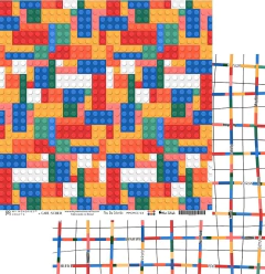 Imagem do My Memories Crafts - Coleção Meu Dia Colorido - Bloco de Papéis para Scrapbook 30,5x30,5 cm