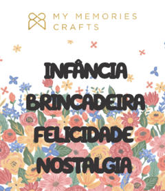 My Memories Crafts - Coleção Meu Dia Colorido - Títulos em Acrílico - comprar online