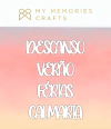 My Memories Crafts - Coleção Meu Dia de Verão - Títulos em Acrílico Branco - comprar online