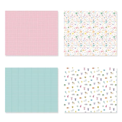 Lora Bailora - Coleção Baby M Va Al Cole - Bloco de Papéis 25 x 21 cm com 36 folhas face única na internet