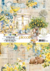 Carina Sartor Design - Coleção Piccoli - Bloco de papéis A5 para Scrapbook 20 folhas