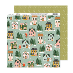 Crate Paper - Coleção Holly Jolly - Kit 12 Papéis para Scrapbook