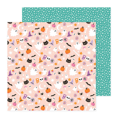Paige Evans Design - Coleção Tricks And Treats - Papel para scrapbook - Papel 11 316048