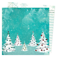 Vicky Boutin Design - Coleção Peppermint Kisses - Papel para Scrapbook - Winter Magic 34021932