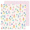 Pebbles - Coleção All The Cake - Papel para Scrapbook - Party Animals 34022062