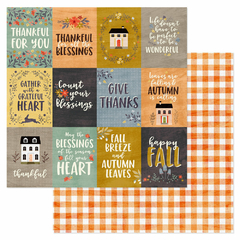 American Crafts - Coleção Farmstead Harvest - Papel para scrapbook - Tiny Frames 34024712