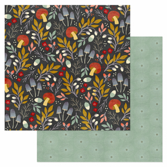 American Crafts - Coleção Farmstead Harvest - Papel para scrapbook - Fall Confetti Dark 34024716