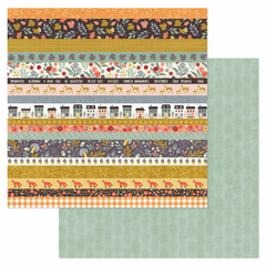 American Crafts - Coleção Farmstead Harvest - Papel para scrapbook - Strip Page 34024719