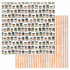 American Crafts - Coleção Farmstead Harvest - Papel para scrapbook - Houses 34024720