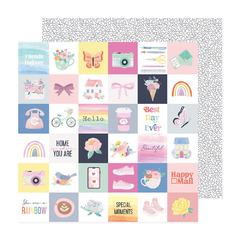 Celes Gonzalo Design - Coleção Rainbow Avenue - Papel para Scrapbook - Sweet Love 34025851