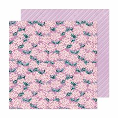 American Crafts - Coleção Dreamer - Papel para Scrapbook - Hydrangeas 34025904