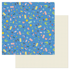 American Crafts - Coleção Coast-To-Coast - Papel para Scrapbook - Just Beachy 34025926