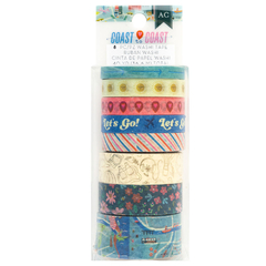 American Crafts - Coleção Coast to Coast - Washi Tapes