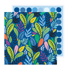 Vicky Boutin Design - Coleção Bold Bright - Papel para Scrapbook - Mixed Greens 34026000
