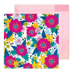Vicky Boutin Design - Coleção Bold Bright - Kit 24 Papéis para Scrapbook + Bolsa Plástica - loja online