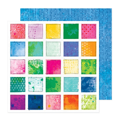 Vicky Boutin Design - Coleção Bold Bright - Papel para Scrapbook - Picnic Blanket 34026017