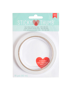 American Crafts- Fita adesiva dupla face 1/4 polegadas (6mm)