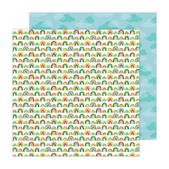 Pebbles - Coleção Cool Boy - Papel para Scrapbook - Rainbows 34027624