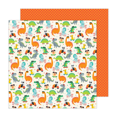Pebbles - Coleção Cool Boy - Papel para Scrapbook - On The Go 34027628