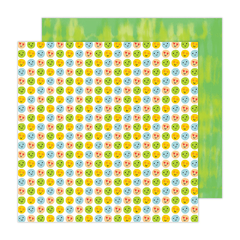 Pebbles - Coleção Cool Boy - Papel para Scrapbook - Smiley Face 34027632