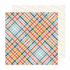 Pebbles - Coleção Sunny Bloom - Papel para Scrapbook - Plaid 34030109
