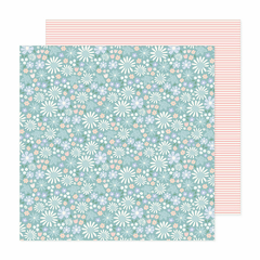 Pebbles - Coleção Sunny Bloom - Papel para Scrapbook -Blues 34030111