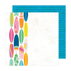 Pebbles - Coleção Fun In The Sun - Papel para Scrapbook - Surfs Up 34030640