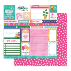 Shimelle Laine Design - Coleção Reasons To Smile - Papel para scrapbook - Feel Good 34031598