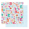 Shimelle Laine Design - Coleção Reasons To Smile - Papel para scrapbook - Bake Love 34031603