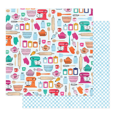Shimelle Laine Design - Coleção Reasons To Smile - Papel para scrapbook - Bake Love 34031603