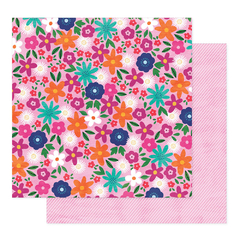 Shimelle Laine Design - Coleção Reasons To Smile - Papel para scrapbook - Bloom Wild 34031606