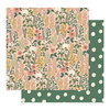 Maggie Holmes Design - Coleção Forever Fields - Papel para Scrapbook - Serene 34031659