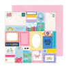 Paige Evans Design - Coleção Adventurous - Papel para Scrapbook - Papel 1 34031854